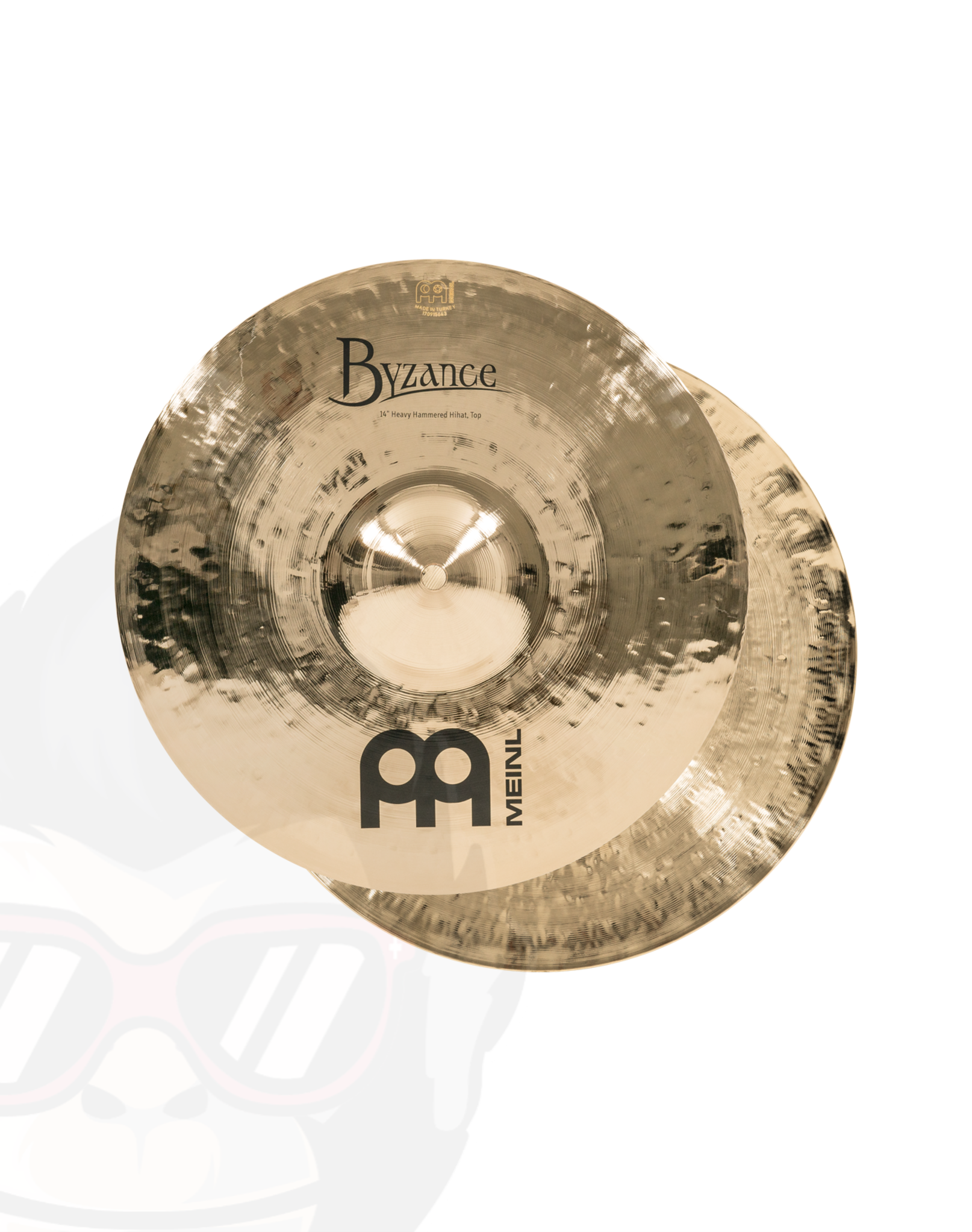 Meinl Byzance Brilliant Heavy Hammered HiHat 14" B14HHH-B